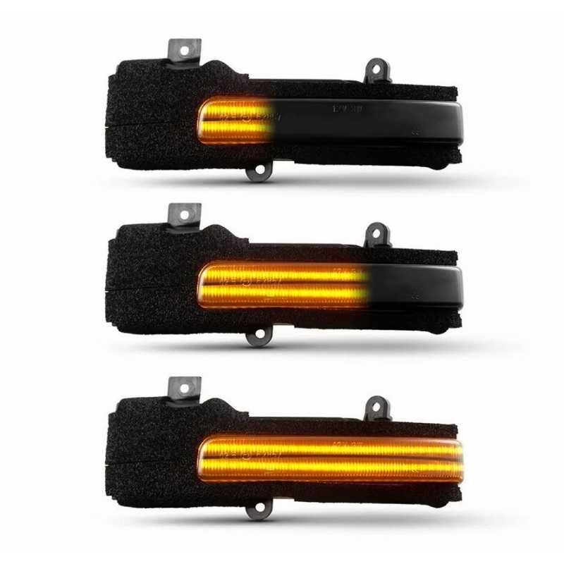 LED мигачи за странични огледала за Mitsubishi ASX с бягаща светлина