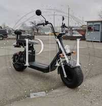 Електрически скутер чопър Харли цвят черен 1500w НОВ с гаранция