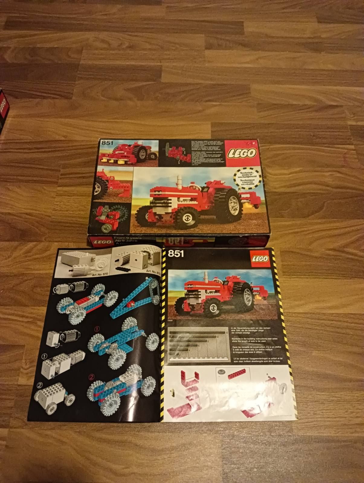 Lego кутии и инструкции 850,851.852,854
