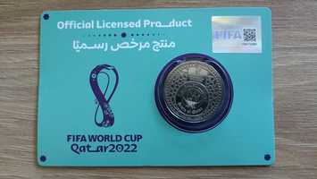 Монета Qatar 2022 FIFA World Cup Катар футбол