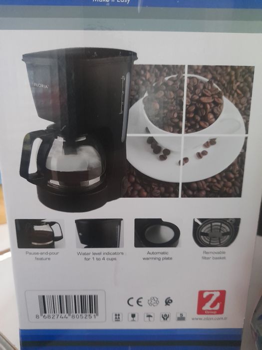 Filtru cafea Floria 600w,, 0,6L 95 lei. Avem și altele