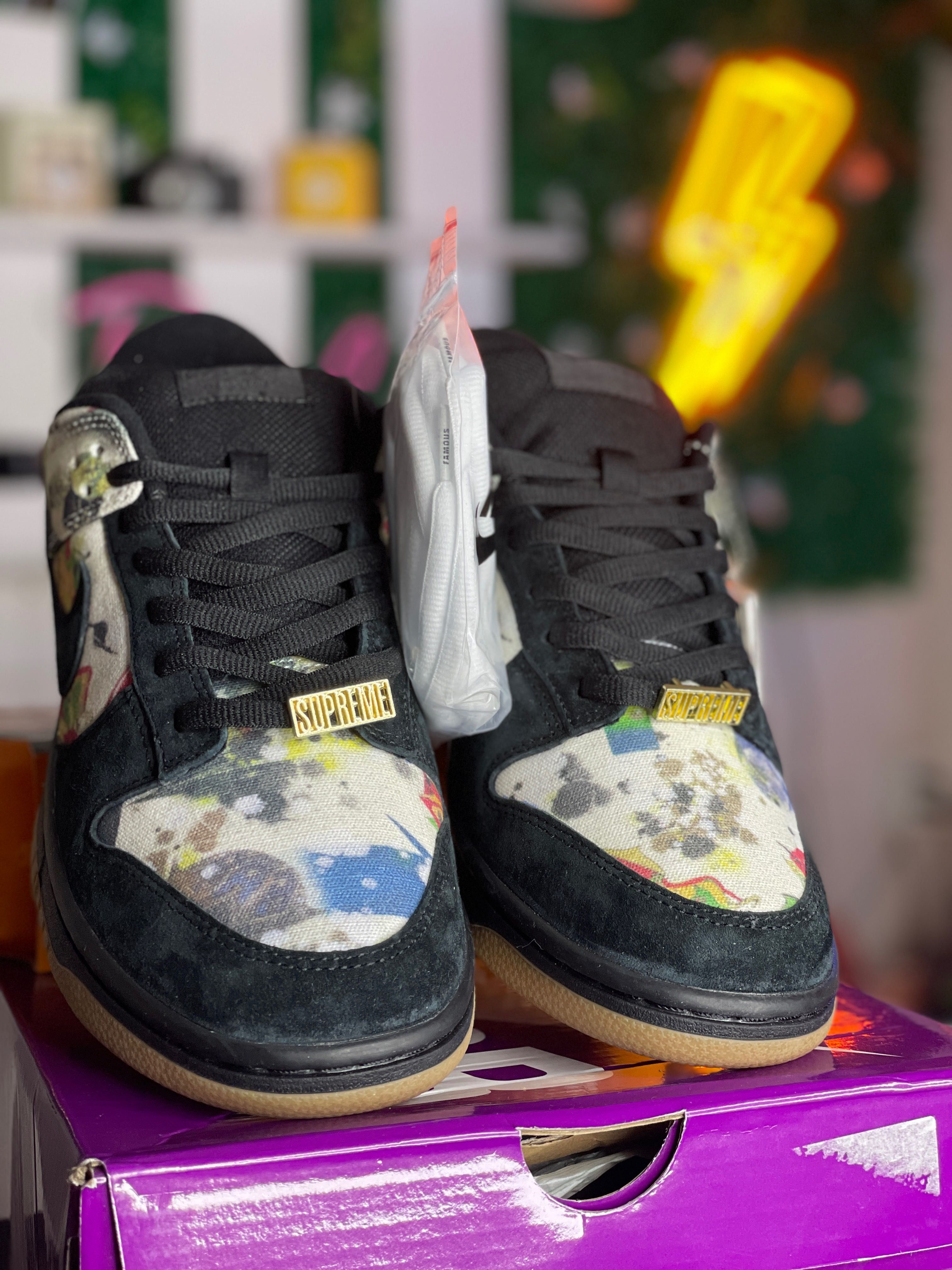 Кроссовки мужские Nike x Supreme Dunk Low "Rammellzee"