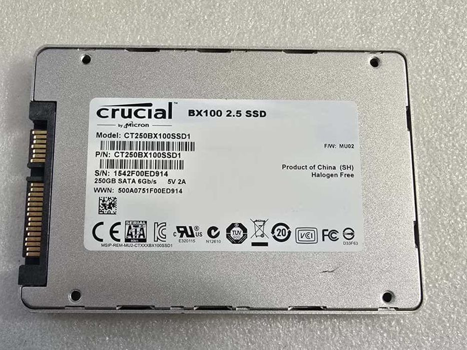Solid-State Drive (SSD) Crucial BX100 2.5 250GB SATA3 CT250BX100SSD1