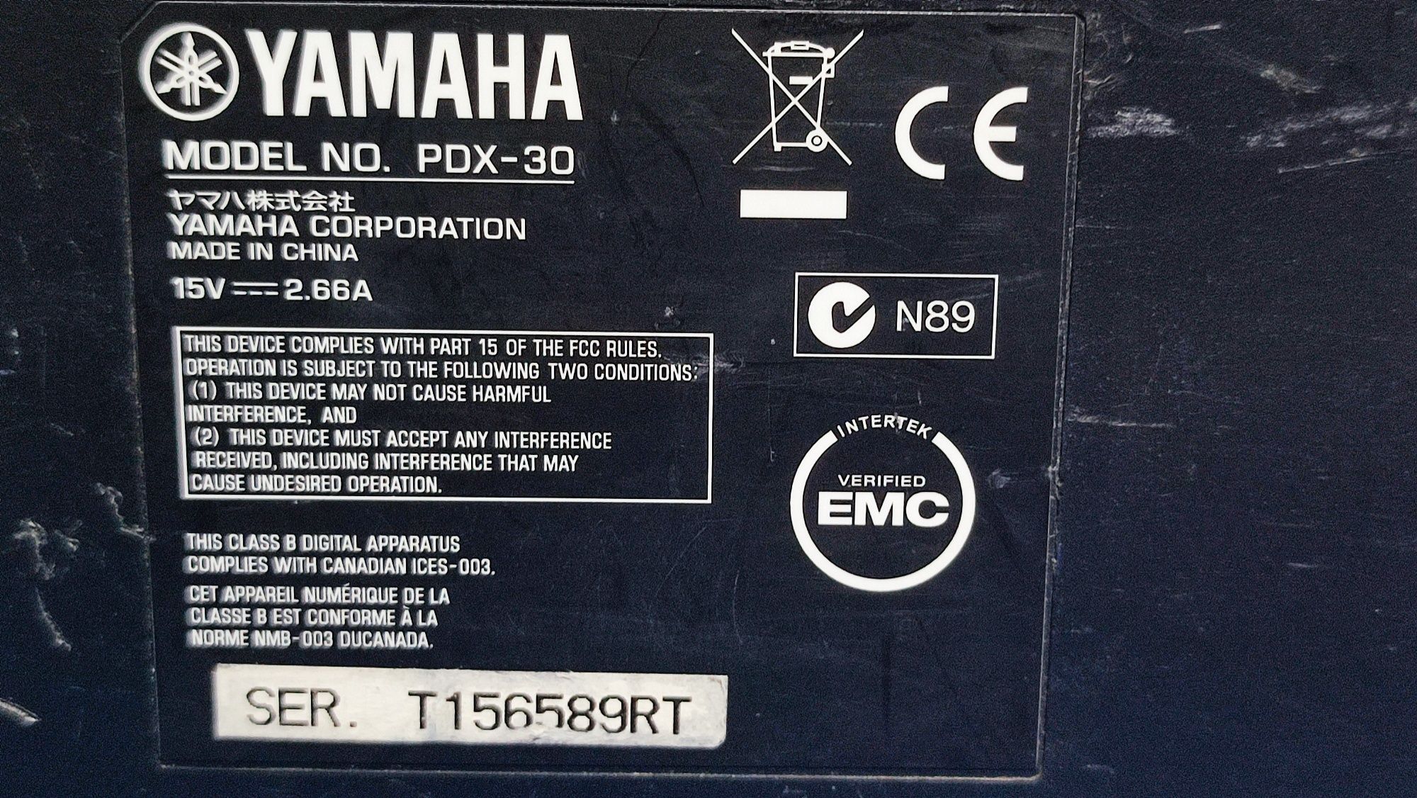 YAMAHA PDX-30 dock iPod generația 4