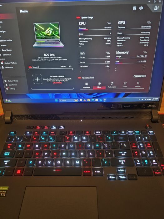 Laptop gaming Asus Rog Strix g17/ryzen 9/rtx3070ti/32gb RAM/2k/+cadou
