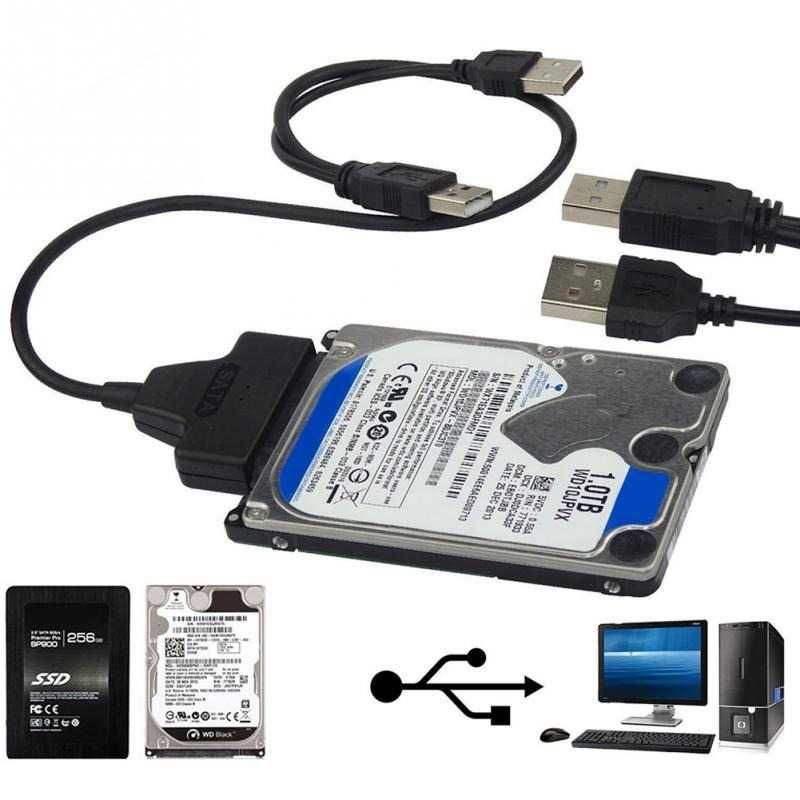 НОВ Кабел USB 2.0 USB 3.0 към SATA 2.5" 3.5" за връзка HDD SSD Диск