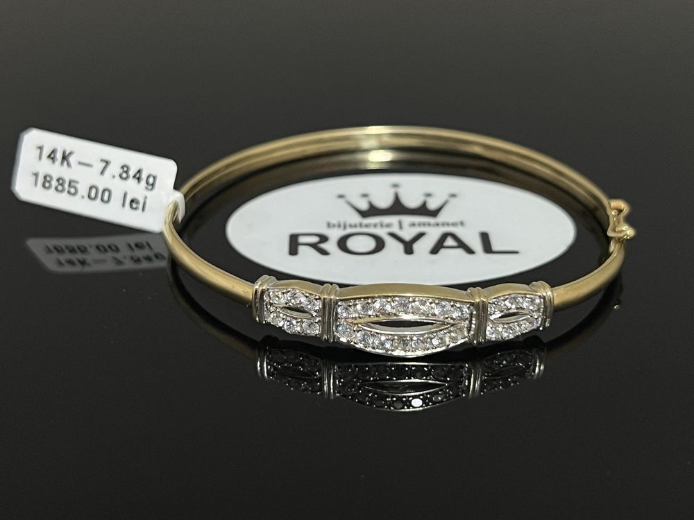 Bijuteria Royal CB : Bratara fixa aur 14k 7,34 grame