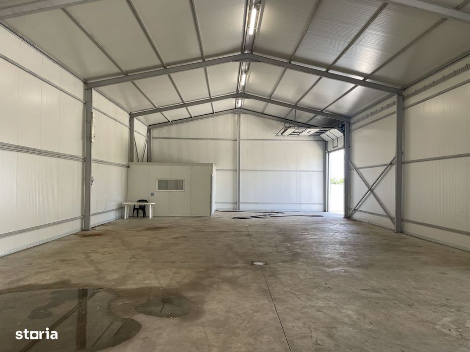 De închiriat hală industrială – 290 mp + 670 mp curte