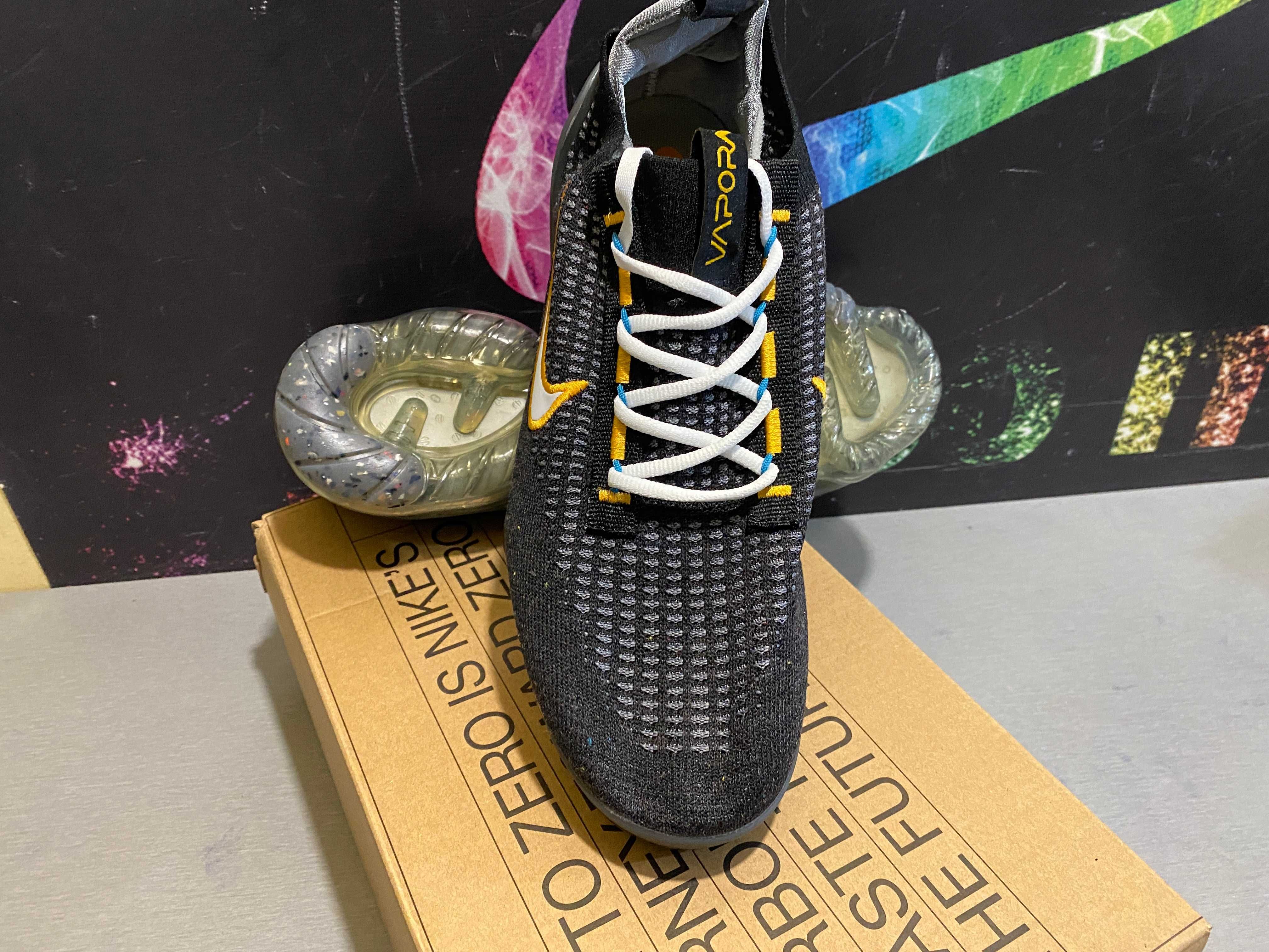 Nike Air Vapormax 2021 All Black gold 45