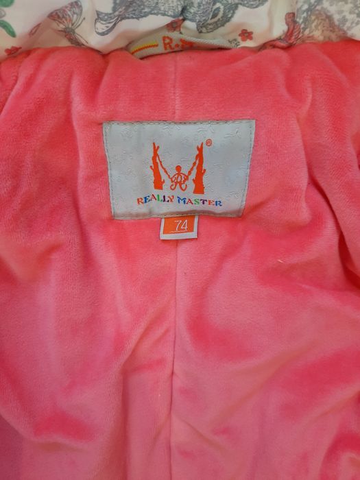 Зимний комбинезон трансформер на девочку размер 74