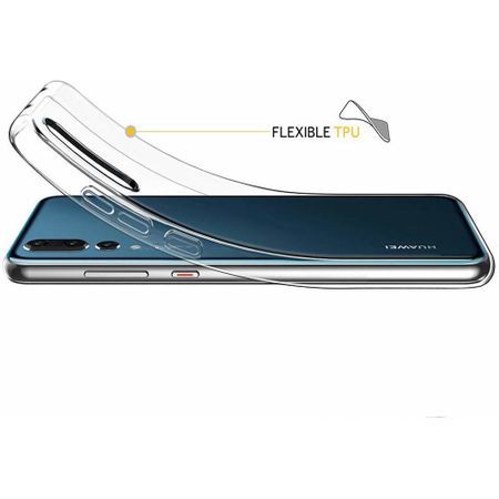 Husa pentru Huawei P20 PRO, GloMax Perfect Fit, Transparent