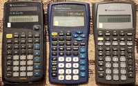 Trei Calculatoare Științifice, de mână. "Texas Instruments".