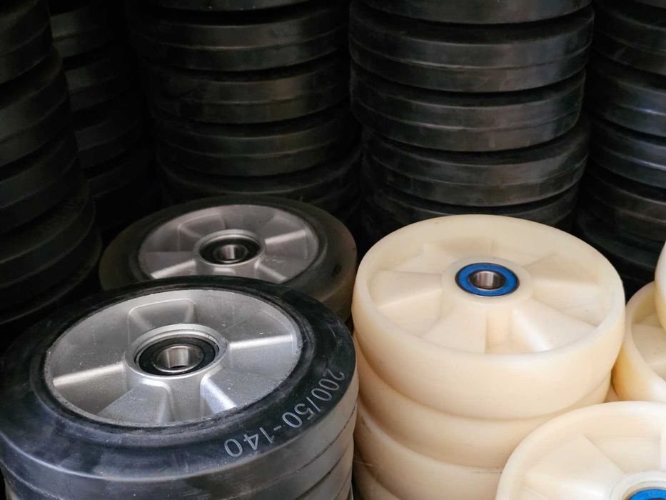 Roata directie transpalet manual 200/50-20 PU (poliuretan)