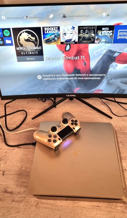 Sony PlayStation 4 Slim Gold 500GB + DASTAVKA BEPUL