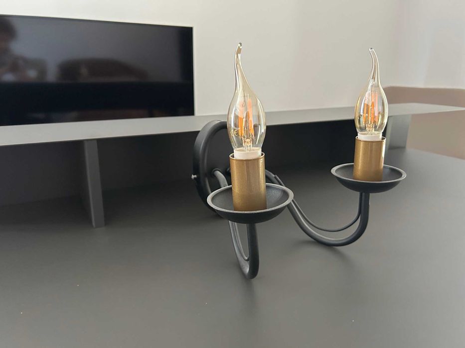 Lustre moderne, metalice, negru mat  - NOI