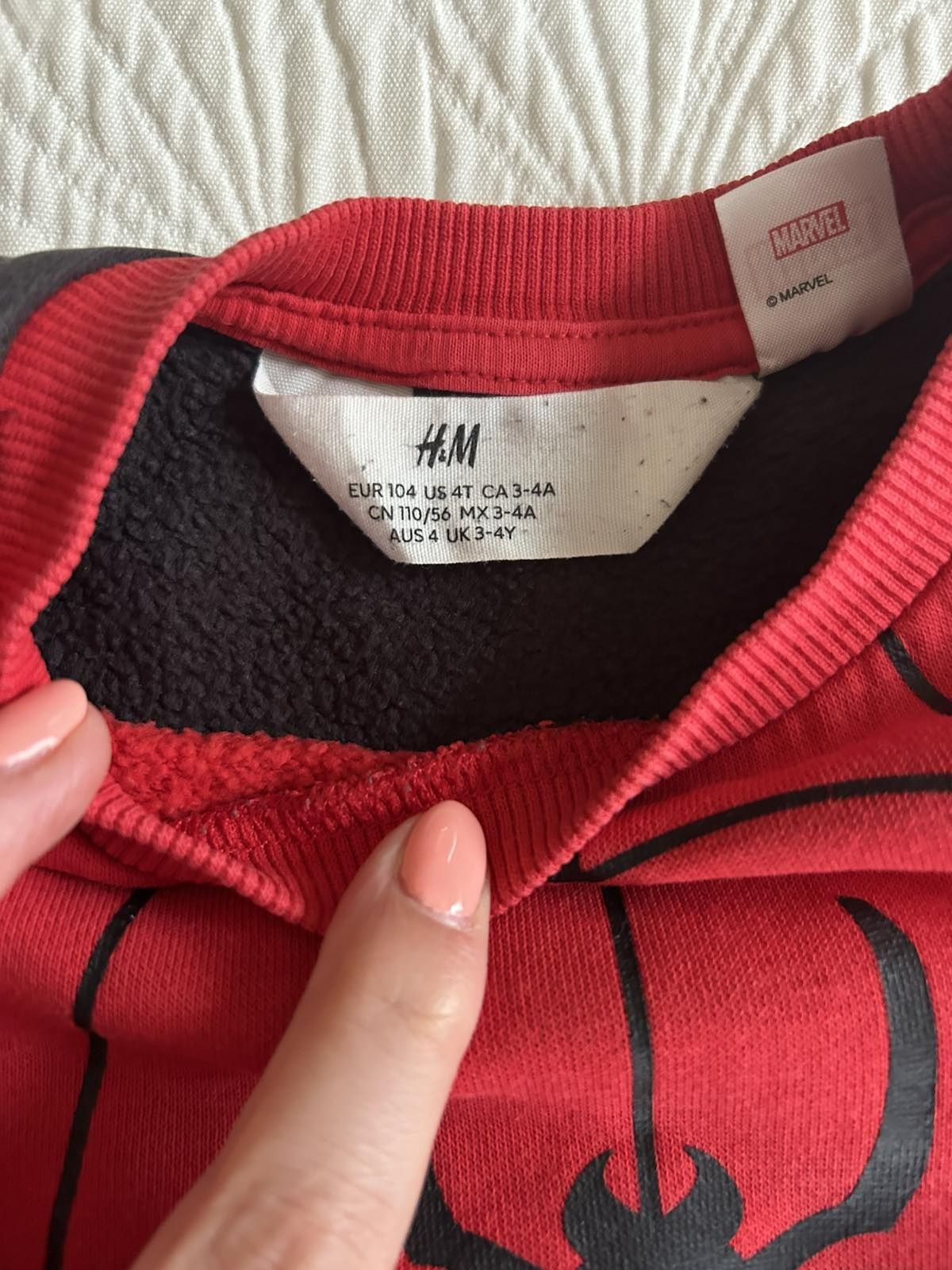 Дрехи Спайдърмен за момче H&M 104 см.