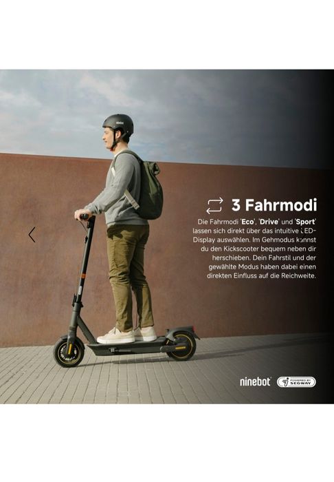 SEGWAY E-Scooter KickScooter MAX G2 D