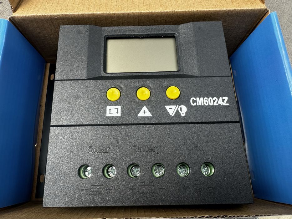 Controler de Incărcare  Solară CM6024Z 60A/12V- 24V Auto LCD Panou PV