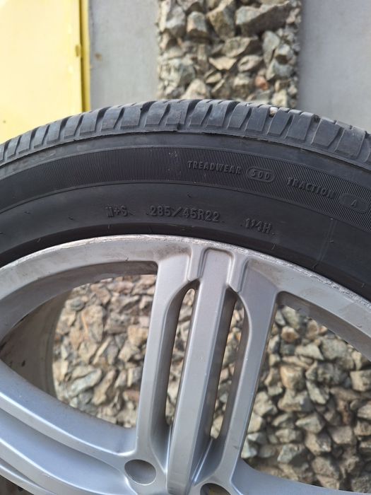 Jante Audi Q7 22” 5x130 cu cauciucuri M+S 285/45R22