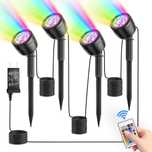 Комплект RGB LED градински лампи декоративно осветление за двор
