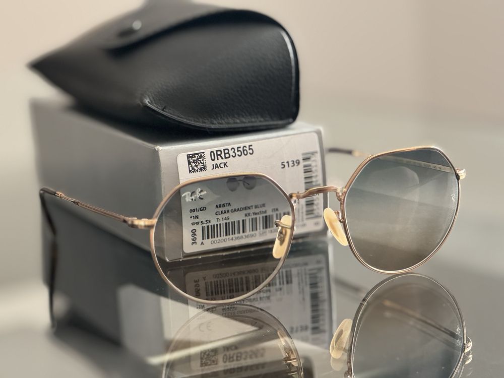 Очила ray-ban златисти