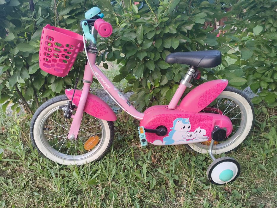 Bicicleta B-Twin copii 3-5ani + cască