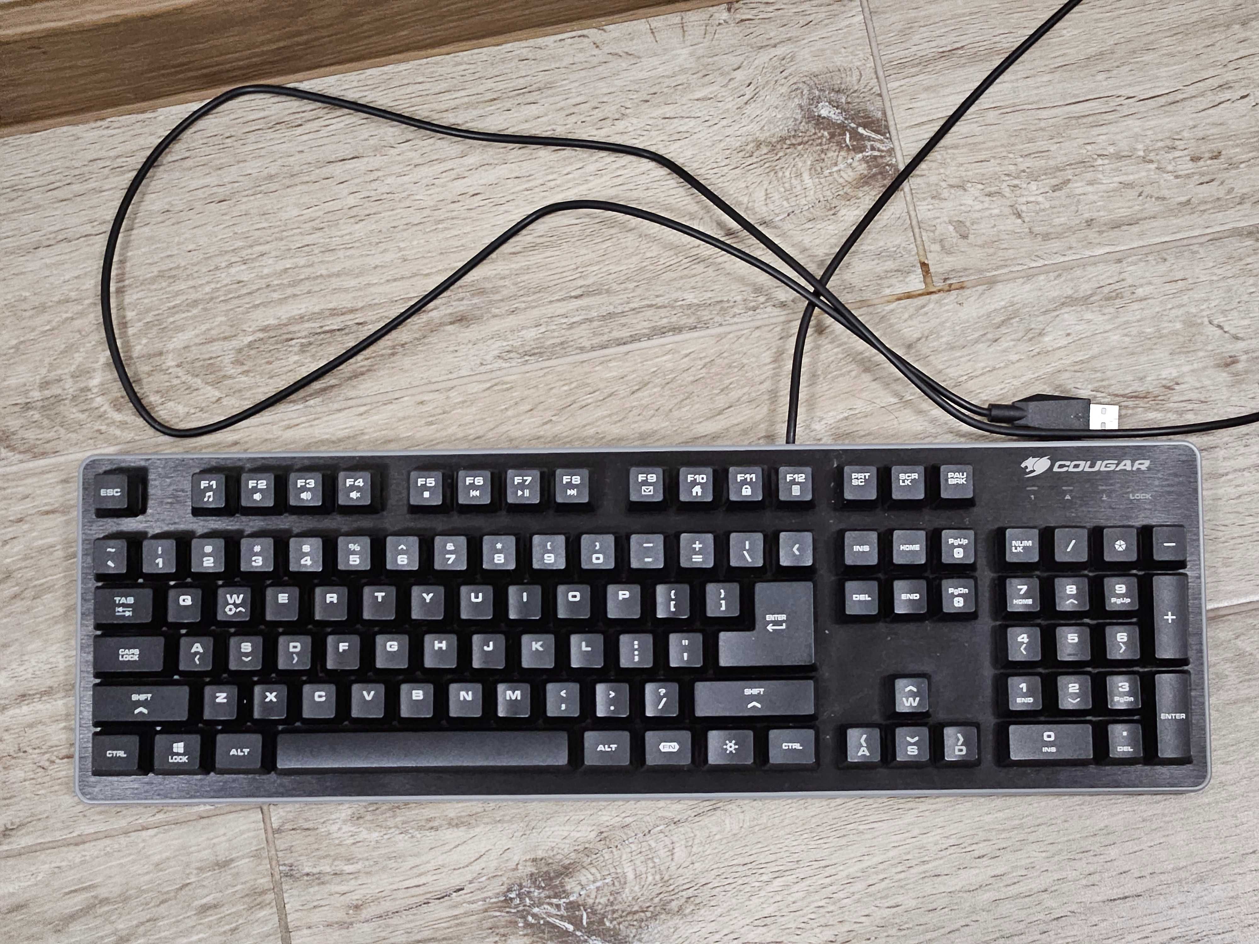 Клавиатура Cougar cor RGB, механична
