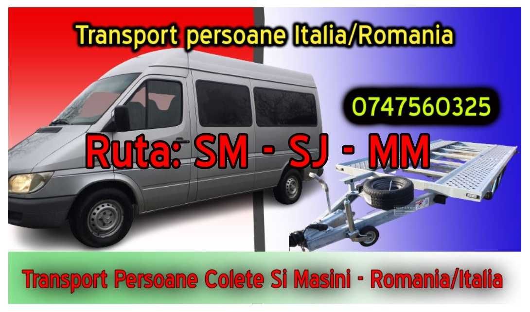 Romania /Italia si viceversa - colete,masini si persoane