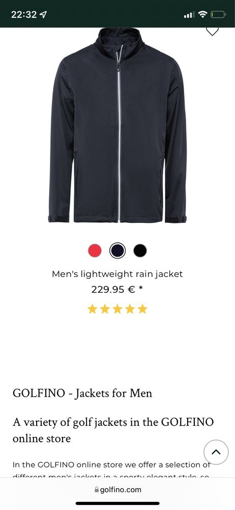 Geaca Golfino 70% puf 30% pană size L dar merge si la XL