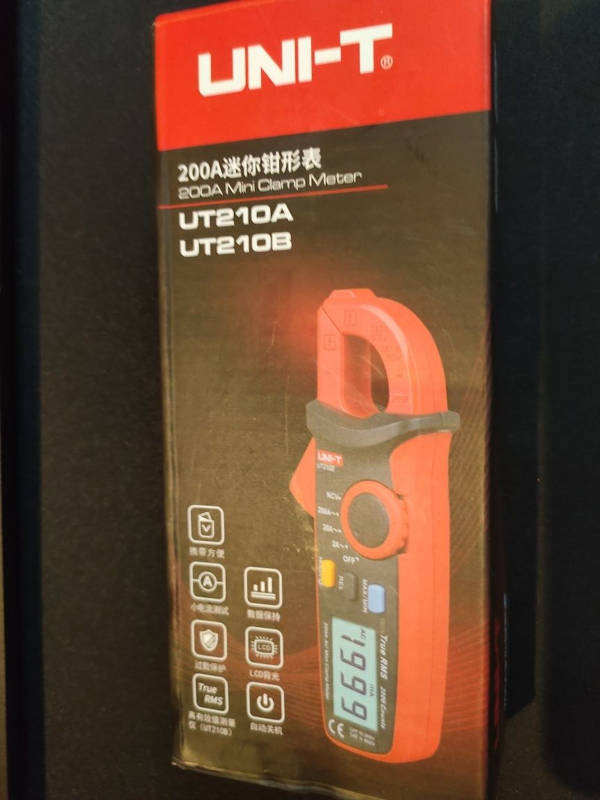 Unit 210А 200A mini clamp meter