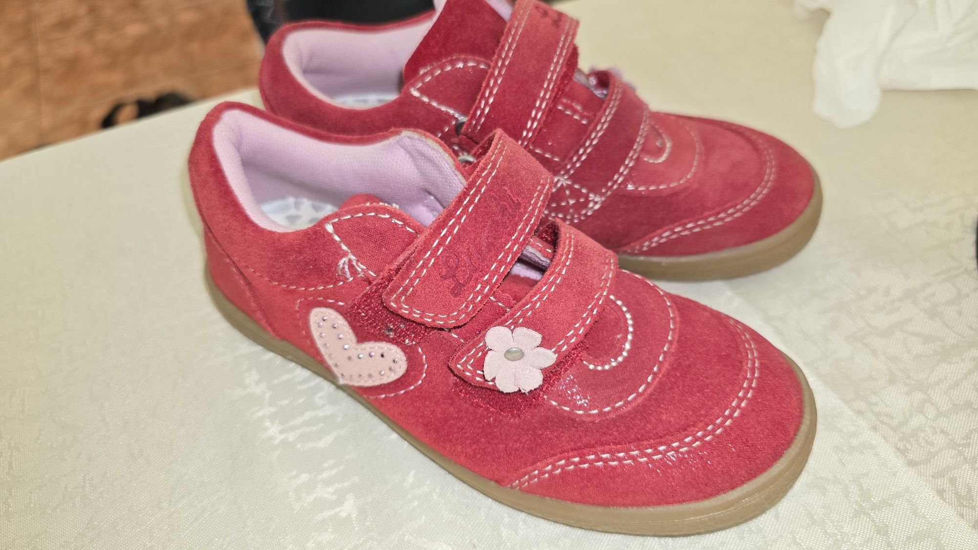 Pantofi fetite piele