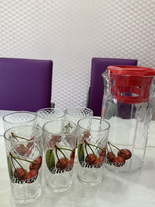 Кувшин+6 стаканов