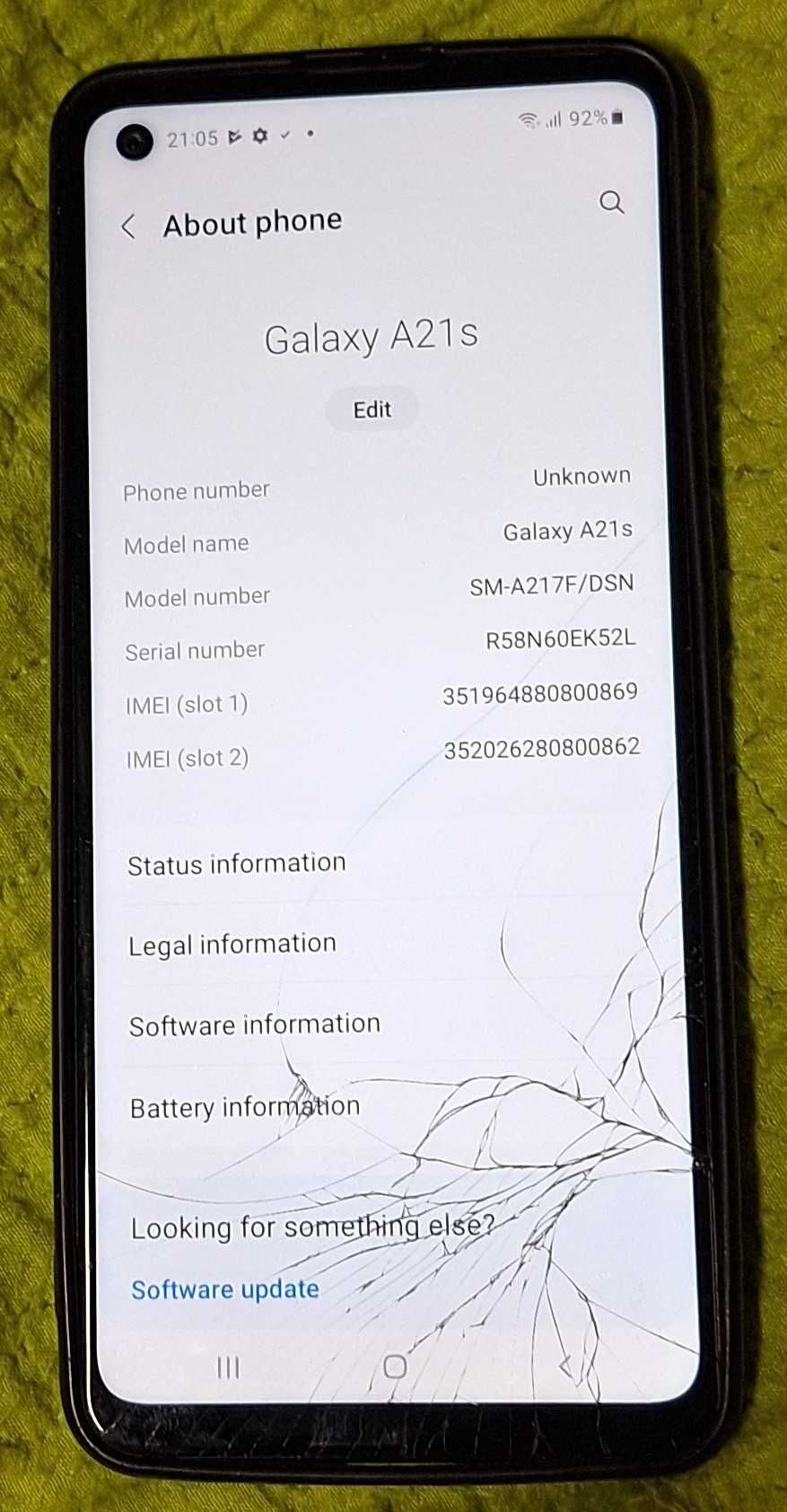 Samsung Galaxy A21S