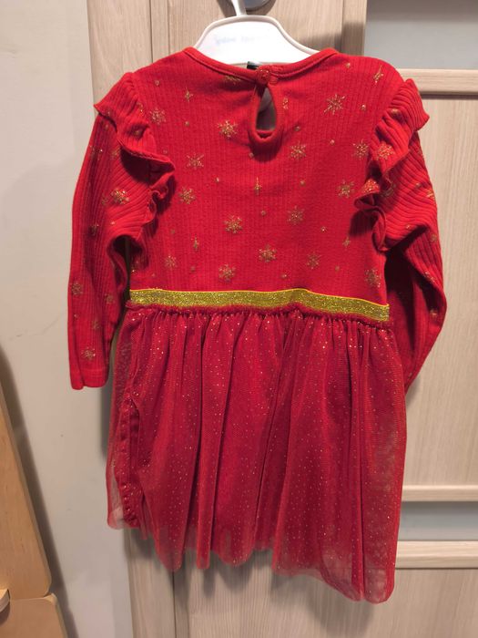 Коледна рокля 80 размер, но става и за дете на 1.5 г