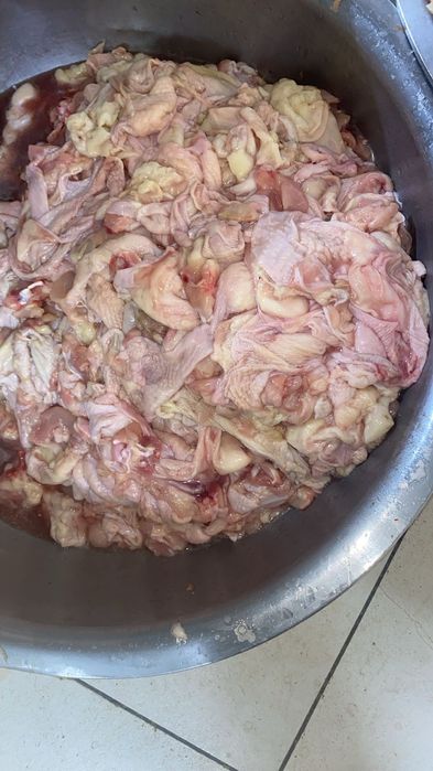 Куриные шкурки (кожа)