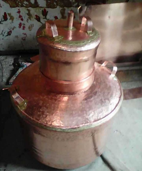 Cazan de tuica din cupru (arama) de diferite modele si dimensiuni