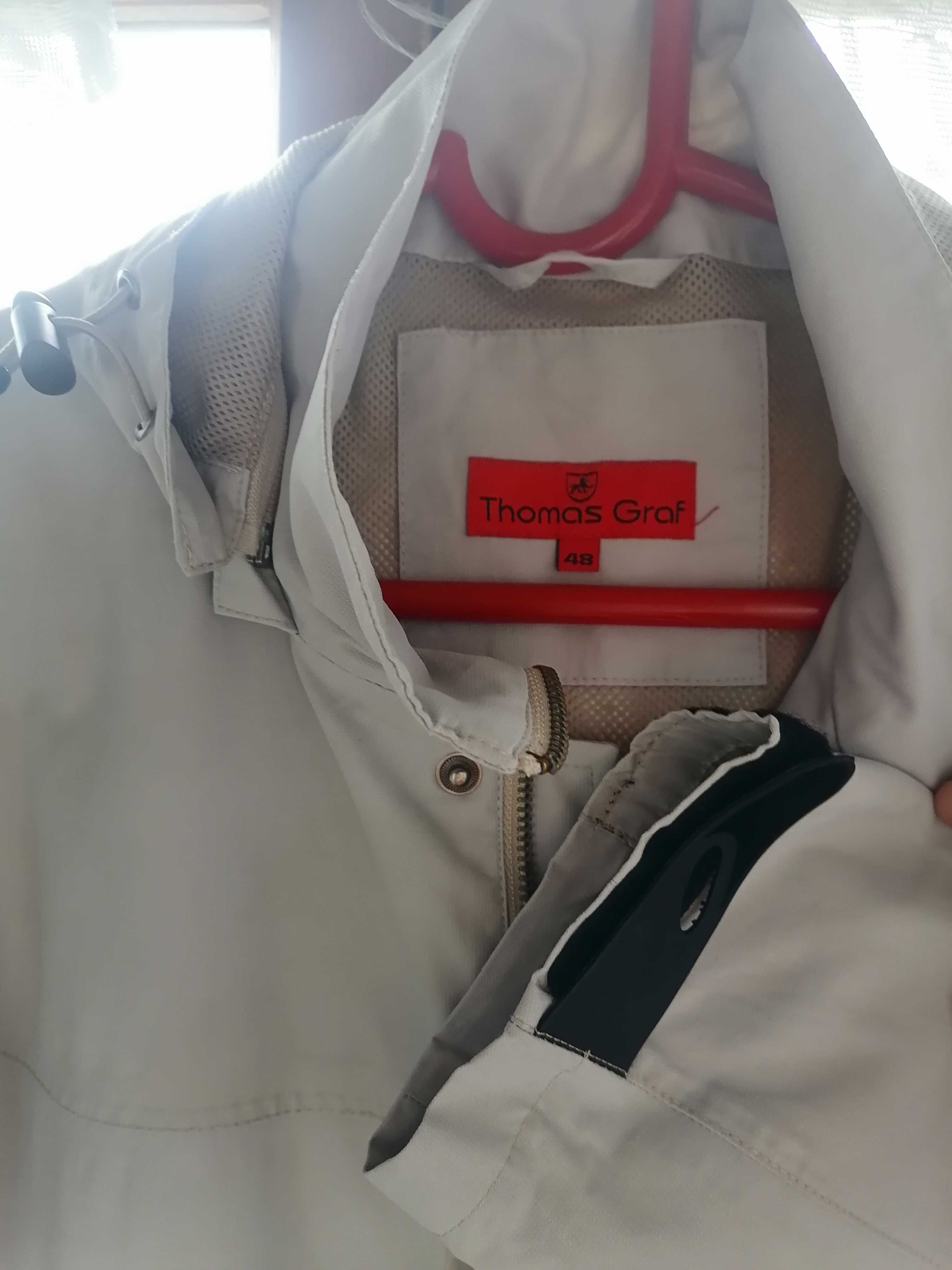 THOMAS GRAF/разм - 48/Куртка с капюшоном демисезонная (осень-весна)