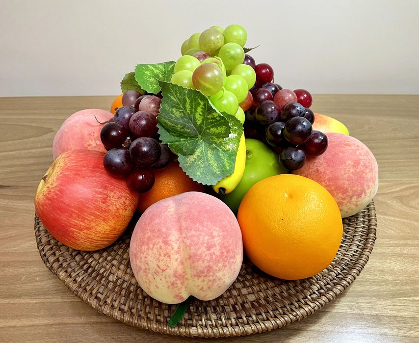 Декоративный муляж "Блюдо с фруктами"/ Мevali dekorativ idish.