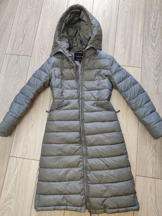 Пуховик зимний длинный
