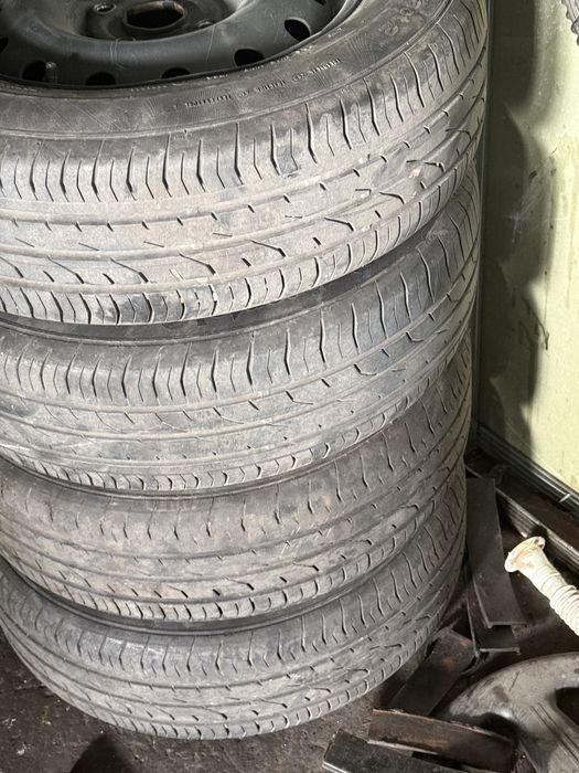 4 шт Диски + покрышки R15. 4*114. 195/65/15. 4 Disk va balon r15