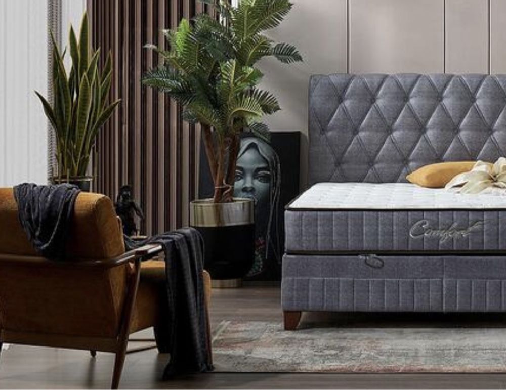 Тапицирано легло Comfort с матрак