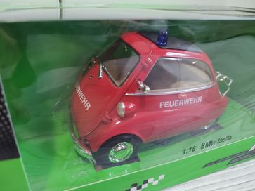 BMW Isetta 1:18 Welly Feuerwehr