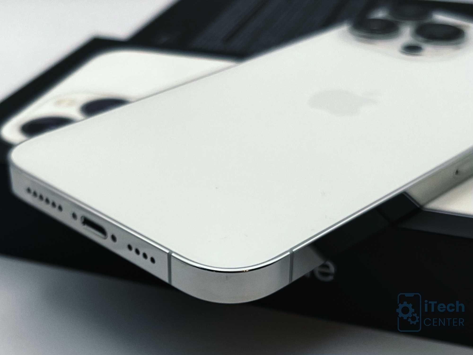 iPhone 13 Pro MAX, 128GB, Silver, 100% батерия, КАТО НОВ, ГАРАНЦИЯ!