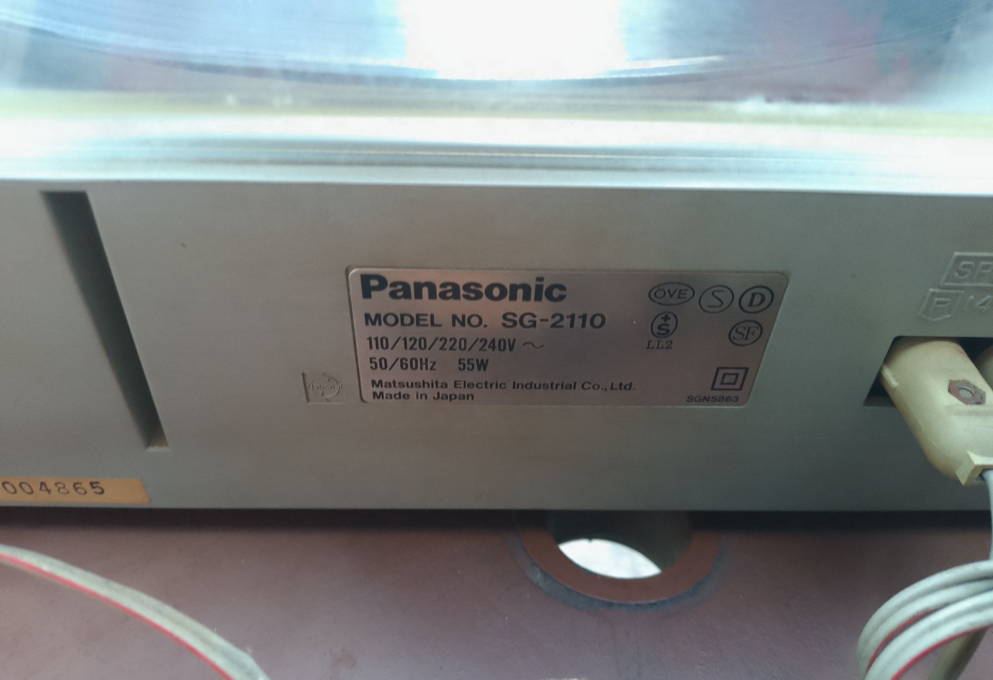 Panasonic SG 2110 3 în 1 ,pick-up ,deck,amplituner radio 
Este vorba d