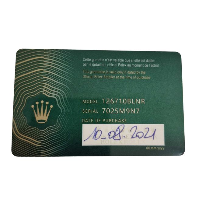 Liquid Money vinde - Ceas Rolex GMT-Master II "Batgirl" 2021