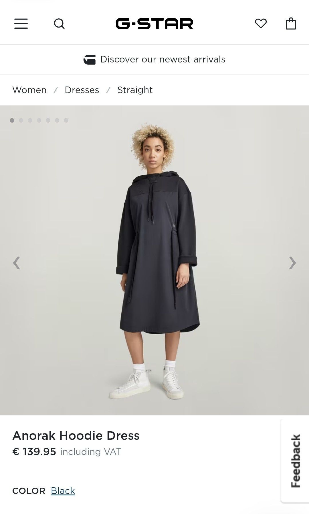Rochie-hanorac originala G-Star Raw, marimea XS