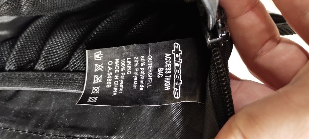 Мото чанта за бедро Alpinestars Access Black