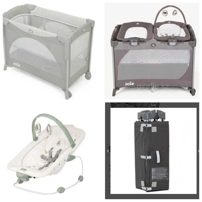 Продам манеж кровать Joie в хорошем состоянии