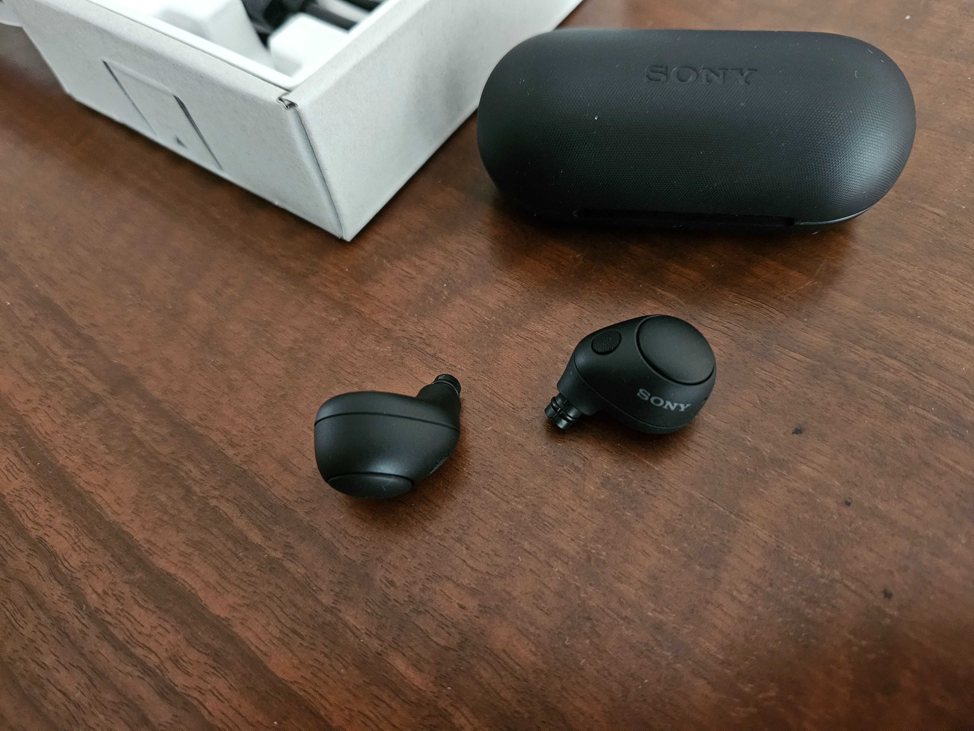 Безжични слушалки Sony - WF-C700N, черни, неразличими от нови
