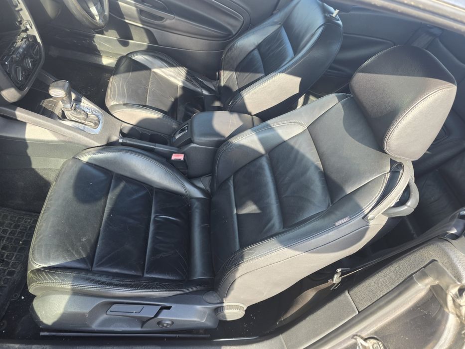 Interior Volkswagen eos piele neagra